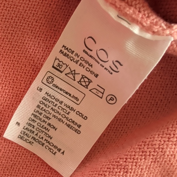 COS Pink Ruffle Hem Pullover Top - Picture 10 of 10